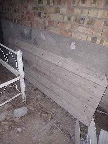 двухспальный бу: Двуспальная кровать, Без матраса, длина - 220 см — 2