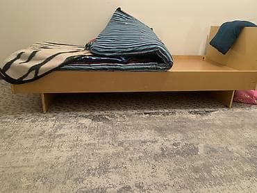 1 спальная кровать: Односпальная кровать, Каркас без матраса, длина - 195 см — 2