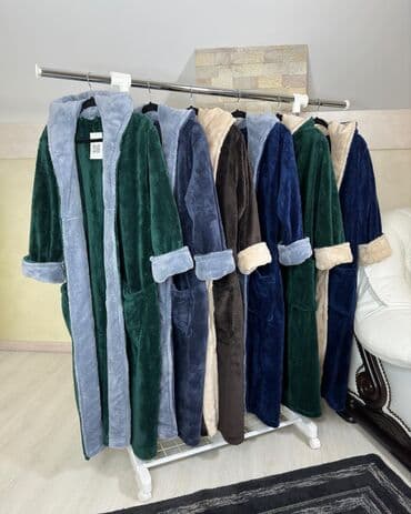 домашние халаты больших размеров: Женские/мужские/детские махровые халаты Теплые халаты 100%хлопок — 13