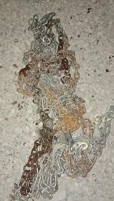 Цепи металлические разнообразные - Материал: сталь, звено усиленное