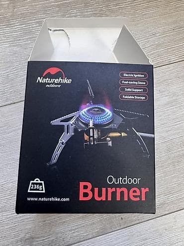 пьеза: Газовая туристическая горелка Naturehike (Outdoor Burner). Куплена в — 4