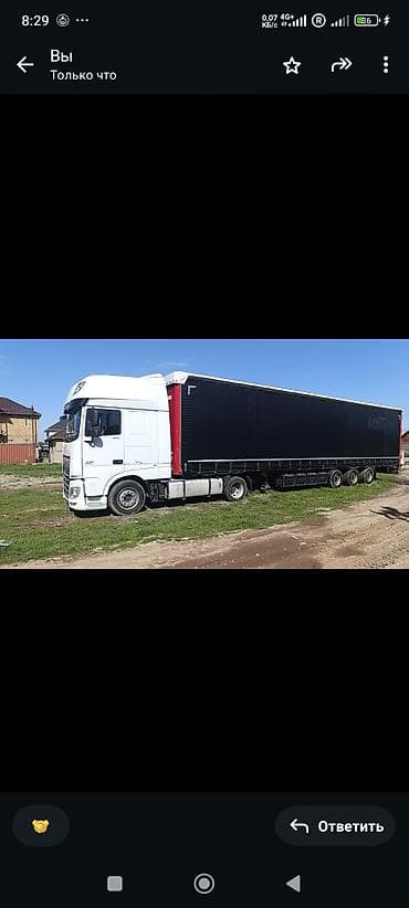 daf tandem: Тягач, DAF, 2017 г., Тентованный — 6