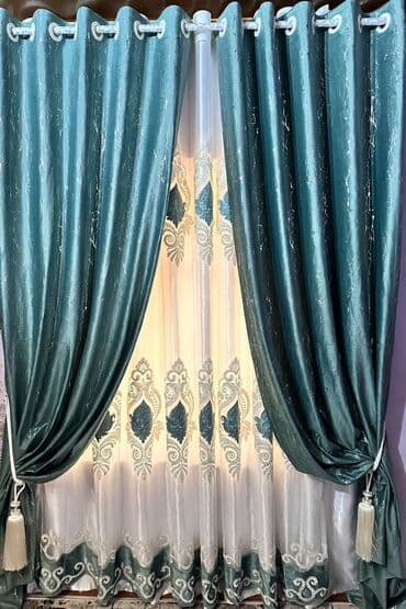 постельное белье бишкек цена: Жаккард, С вышивкой, Готовое изделие, Новый, Для детской, Для зала, Для кухни — 7