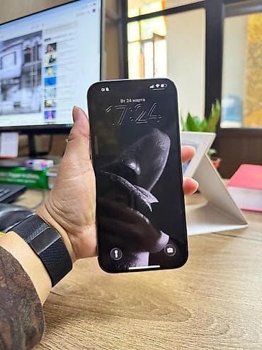 macbook 2019: IPhone 16 Pro Max, Новый, 256 ГБ, Белый, Зарядное устройство, Защитное стекло, Чехол, 95 % — 3