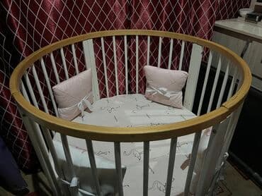 кресло кровать бу купить: Керебет, Колдонулган, Кыздар үчүн, Каптал жактары, Жыгач — 2