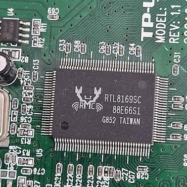 сетевые карты: Сетевая карта lan pci, tp-link, tg-3269c, rtl8169sc, 10/100/1000mbs — 4