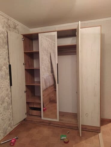 шифонеры в рассрочку: Шкаф для одежды, Новый, Прямой, ЛДСП — 6