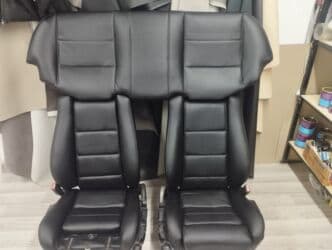 купить кожаные сиденья для авто бу: Чехлы Экокожа, цвет - Красный — 16