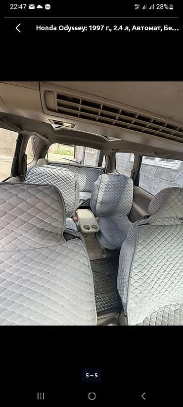 Продажа авто: Honda Odyssey: 1997 г., 2.2 л, Автомат, Бензин, Минивэн — 4
