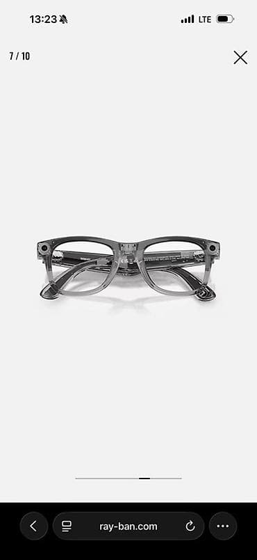 очки rayban meta: Солнцезащитные очки очки, Ray-Ban, Унисекс, Вайфареры — 7