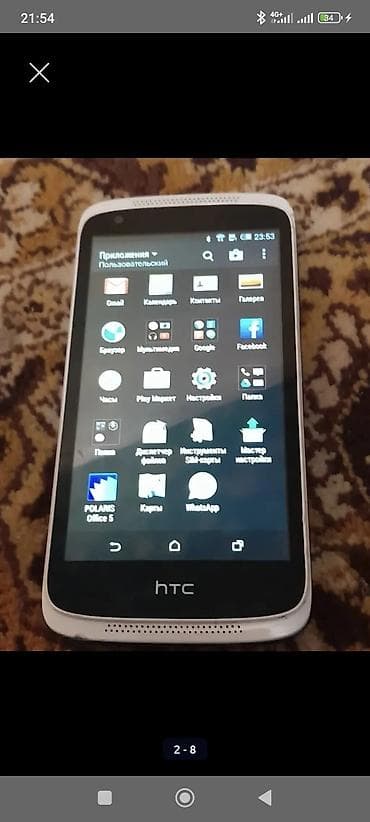 HTC Desire 526g Dual Sim, Б/у, 8 ГБ, цвет - Белый, 2 SIM