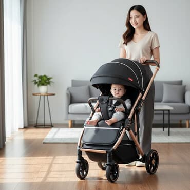 коляска детская бишкек: Коляска, цвет - Черный, Новый — 2