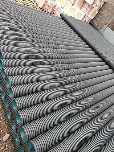 Труба КОРСИС Дренажные/канализационные трубы ПНД двустенные