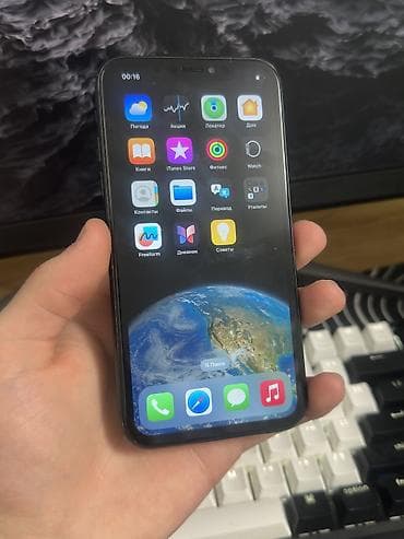 аифон бу: IPhone Xr, Б/у, 64 ГБ, Черный, Чехол, 77 % — 2