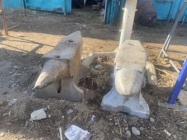 Пилы: Кузнечные наковальни разных размеров Дөшү, Наковальня Фрезерные — 3