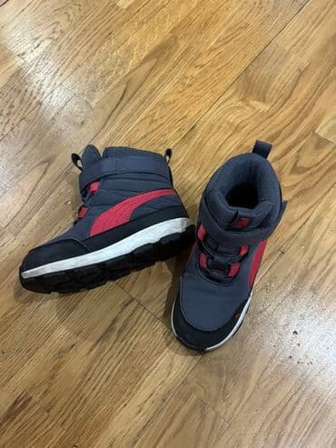 обувь рабочий: Детские зимние ботинки/кроссовки - Высокая модель для надежной — 1