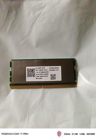 sodimm ddr5: Оперативная память (RAM) для ПК, Б/у, Micron, 16 ГБ, DDR5, 5600 МГц — 1