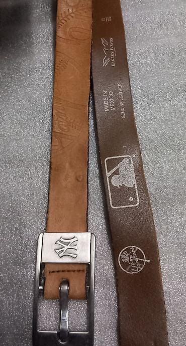 ремень для джинсов: Ремень, Другой бренд, Материал: Натуральная кожа, Мужские, Б/у — 4