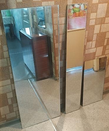 Күзгүлөр: Продаются зеркала 4 штуки - размеры 120-45, 60-30, 120-20 если вас — 1