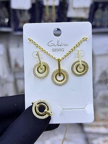 золото комплект: Ювелирные гарнитуры Gullina 585RG - Комплекты украшений в едином — 10