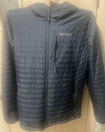 Легкая утепленная куртка Columbia с капюшоном - Цвет: темно‑синий