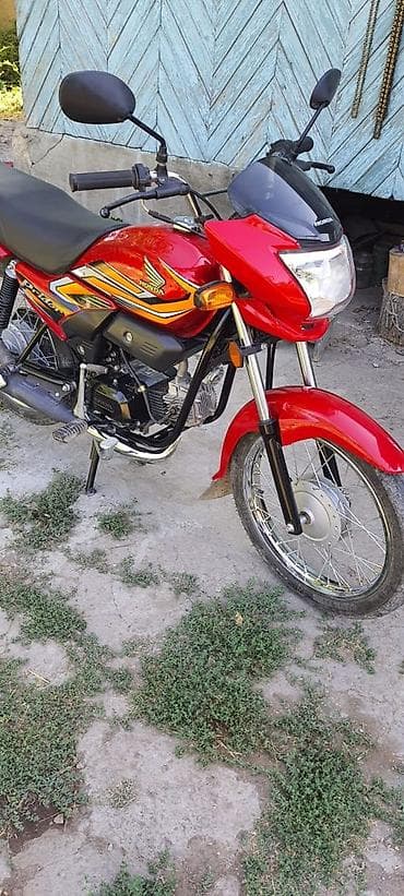 электро мото: Классический мотоцикл Honda, 100 куб. см, Бензин, Взрослый, Б/у — 3
