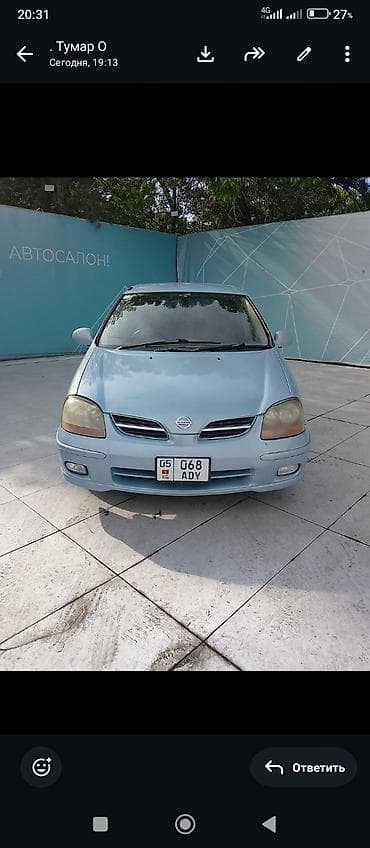 мал ташыйбыз: Nissan Almera Tino: 2000 г., 2 л, Вариатор, Бензин, Хэтчбэк — 5