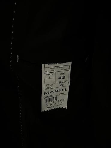 женские вещи размер 52 или 54: Двубортный мужской пиджак MARSEL Premium - Цвет: чёрный (Color 033) - — 5