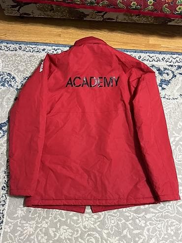 day date: Куртка спортивная Joma, красная, с логотипом на груди и надписью — 2