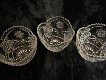 цветы искуственные: Хрустальные вазы: фруктовница, конфетница и вазы для цветов. Состав и — 7