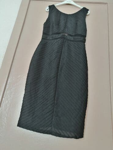 длинные черные платья с открытой спиной: Вечернее платье, Классическое, Без рукавов, Открытая спина, M — 3