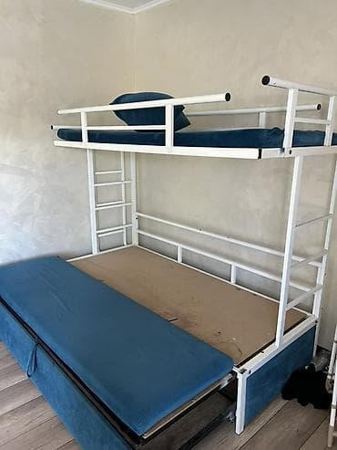 Двухъярусная кровать, Б/у, С выкатной системой — 3