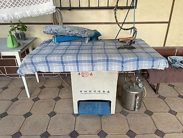 Промышленный гладильный пост с паровым утюгом и парогенератором at lalafo.kg Промышленный гладильный пост с паровым утюгом и парогенератором
