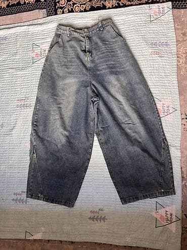 Джинсы: Джинсы свободного кроя (бананы/balloon), деним средней плотности, цвет — 3