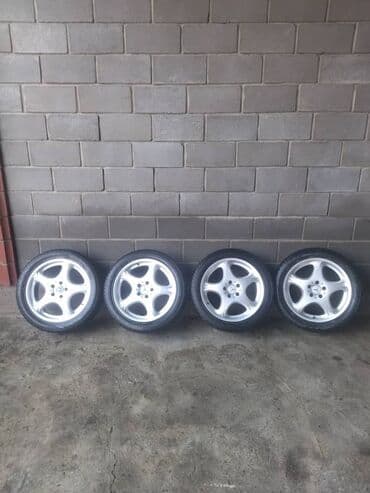Диски: Литые Диски R 18 Mercedes-Benz, Комплект, отверстий - 5, Б/у — 2