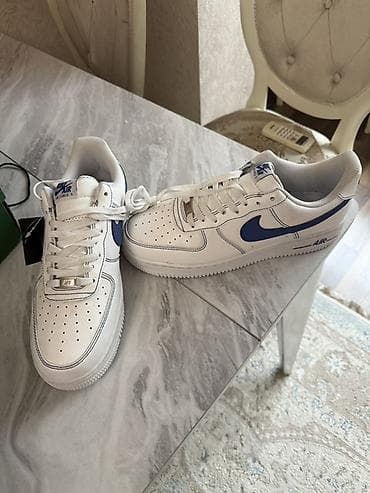 черные форсы: Мужские кроссовки, 42, 43, Nike, Новый, цвет - Белый — 2