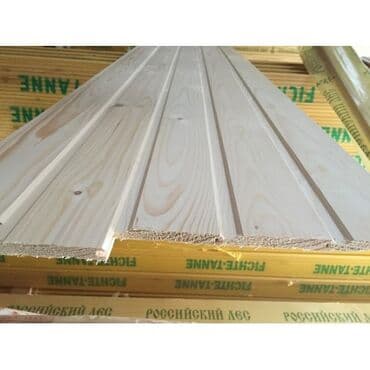 работа на пескоблоке: Вагонка, Сосна, Для стены, Вагонка штиль — 4