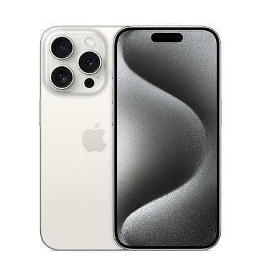 IPhone 15 Pro, цвет белый (Titanium White) АКБ 87% Есть скол стекла lalafo.kg да IPhone 15 Pro, цвет белый (Titanium White) АКБ 87% Есть скол стекла