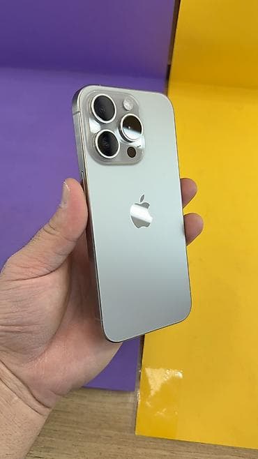 iphone в бишкеке: IPhone 15 Pro, Б/у, 256 ГБ, 93 % — 9