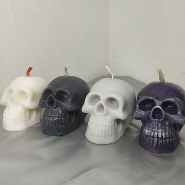 продам тыкву: Череп свеча. Создайте неповторимую атмосферу на Хеллоуин. Украсьте ваш — 4