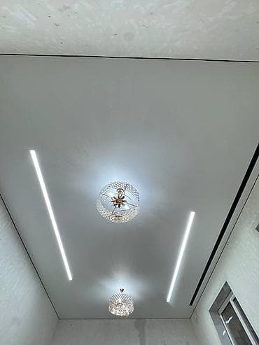 Натяжной потолок: Натяжной потолок Матовое Монтаж — 2