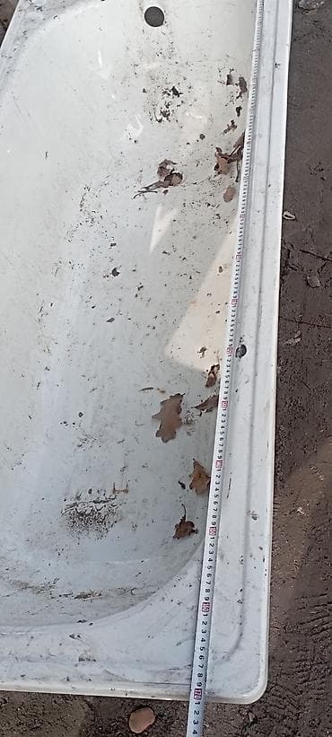 душевые поддоны: Металлическая ванна прямоугольной формы. - Материал: чугун с эмалевым — 2