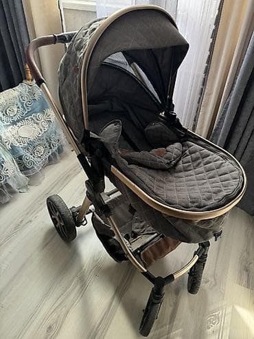 Балдар электр унаалары: Детские коляски: универсальная 2-в-1 и прогулочная-трость 1) — 2