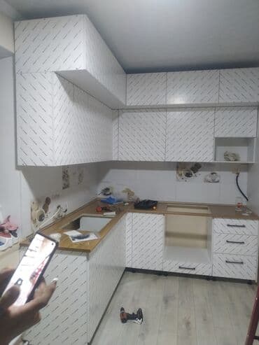 Шкафы: Мебель на заказ, Кухня, Кухонный гарнитур, Стол, Столешница — 3