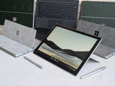планшет surface: Планшет, Microsoft, эс тутум 128 ГБ, 12" - 13", Wi-Fi, Колдонулган, Классикалык түсү - Боз — 5