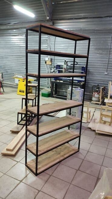 шкаф для офиса дома: Полка Лофт Стеллаж Лофт ПолкиПолка, Тумбочка, Для — 7