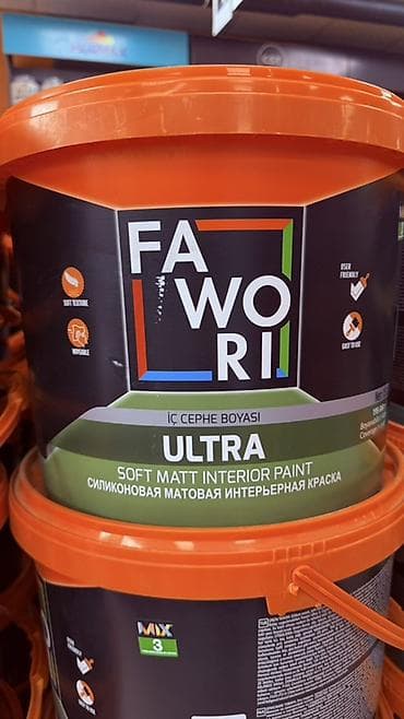 FAWORI ULTRA — силиконовая матовая интерьерная краска Основные at lalafo.kg FAWORI ULTRA — силиконовая матовая интерьерная краска Основные