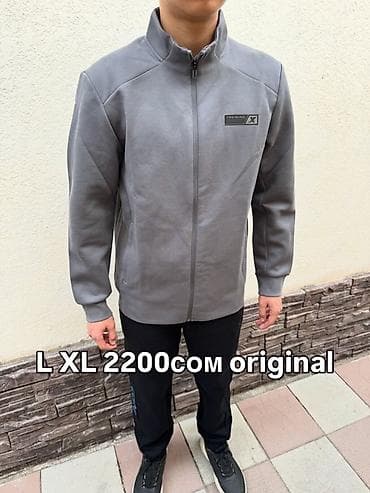 спортивка оптом: Мужская толстовка, L, XL, Новый, цвет - Черный, Самовывоз, Платная доставка — 2