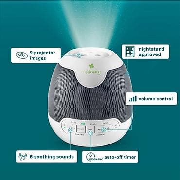 twin: Проектор колыбельных и звуков для малышей HoMedics MyBaby SoundSpa — 7