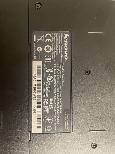 док станция для ноутбука: Продаю док-станцию на ноутбук Lenovo ThinkPad Стояла на модели T440P — 4